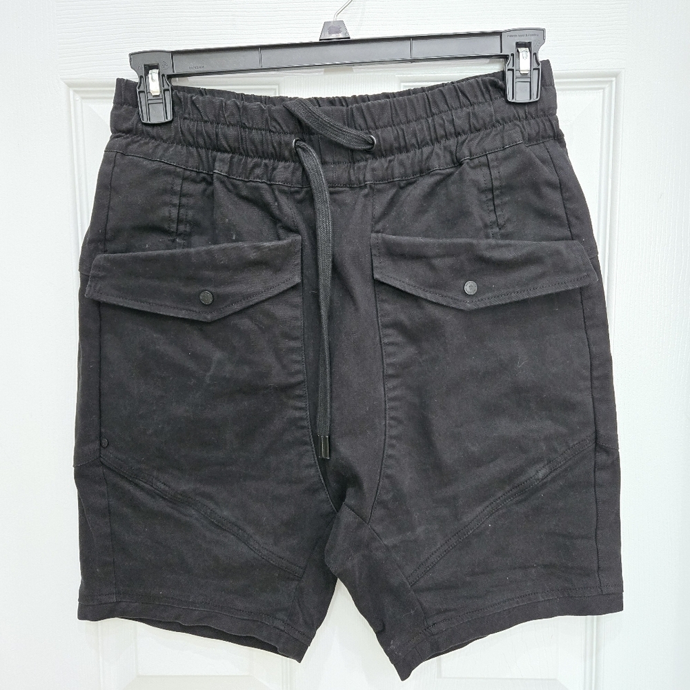 The Anti-Order Black Shorts Cargo Drop Pockets Utility Heavyweight Mens M